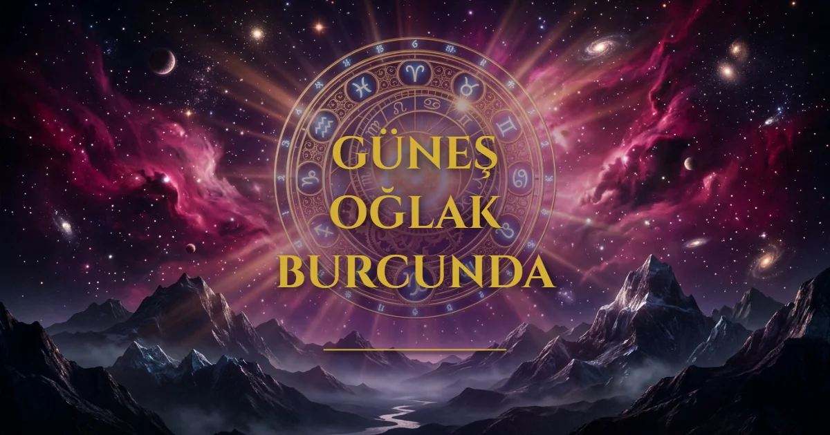 Güneş Oğlak’ta neler olur?