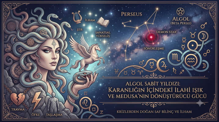Algol Sabit Yıldızı & Karanlığın İçindeki İlahi Işık ve Medusa’nın Dönüştürücü Gücü