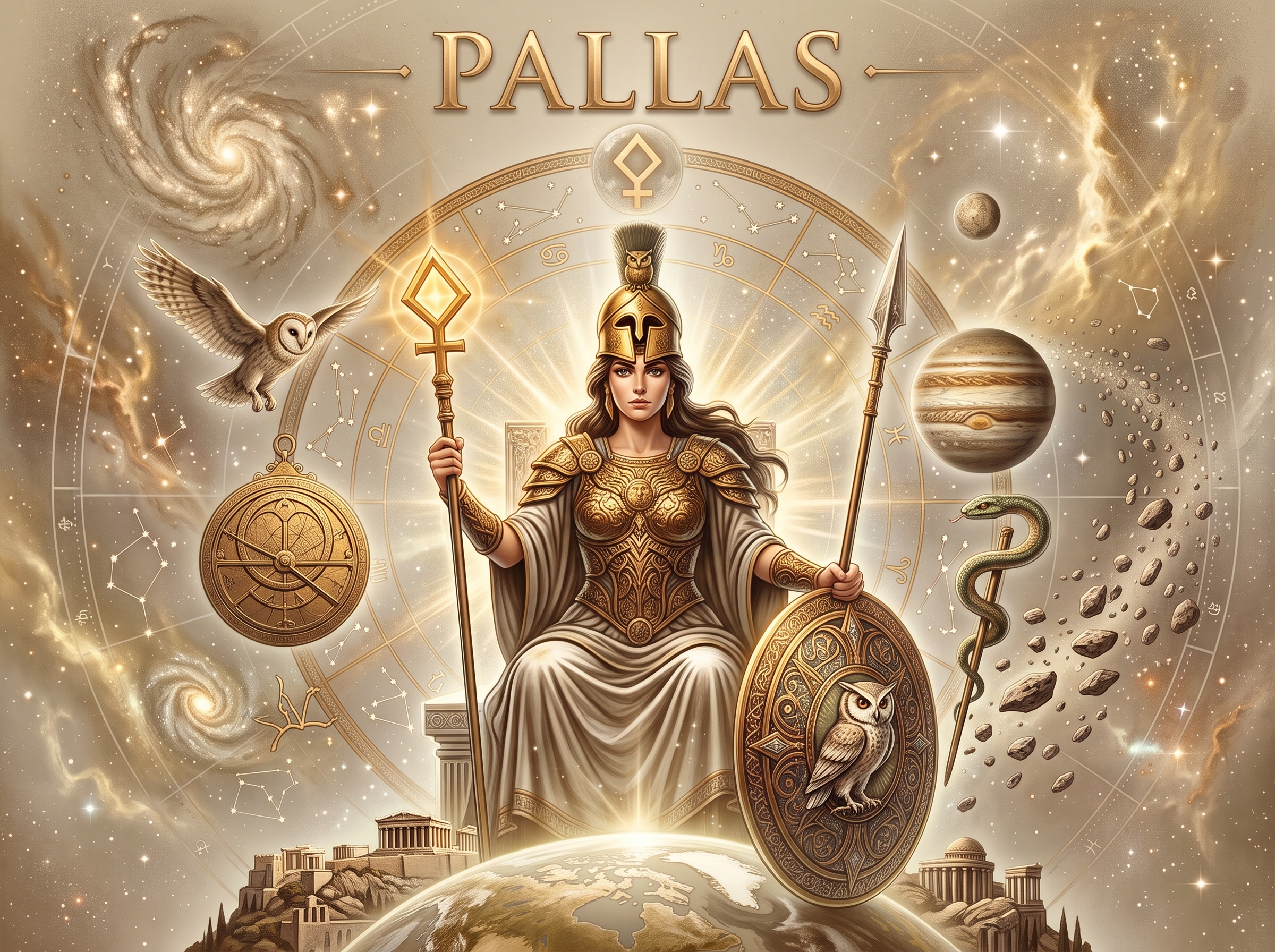 Pallas Athena: Stratejik Akıl, Bilgelik ve Dişil Zekanın Yıldızı